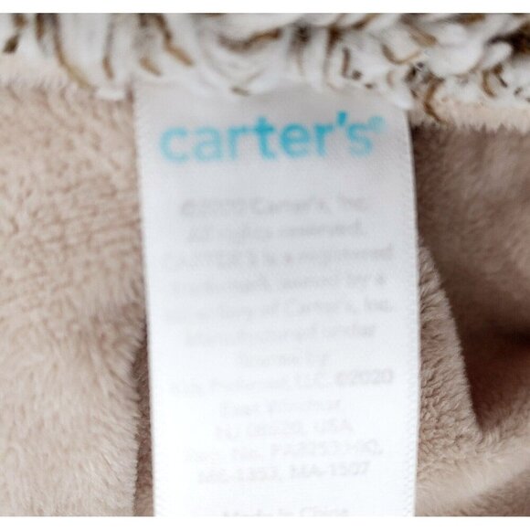 Carters Plush Stuffed Animal Sloth Soft Security Blanket Lovey Shaggy - Picture 3 of 6